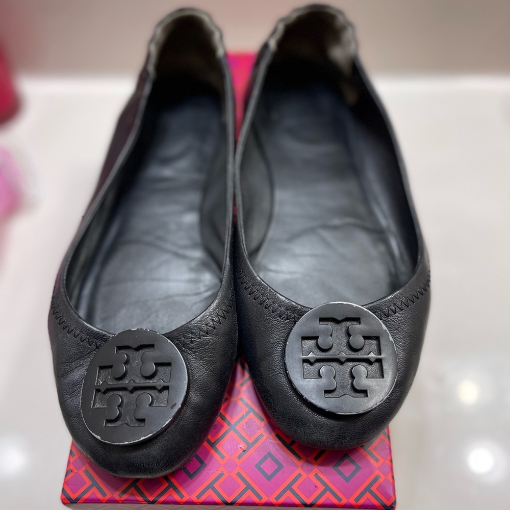 Black Tory Burch Ballet Flats